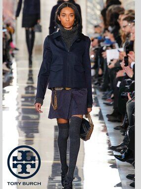 NWT Tory Burch Klarissa Pleated Mini Skirt Runway Collection